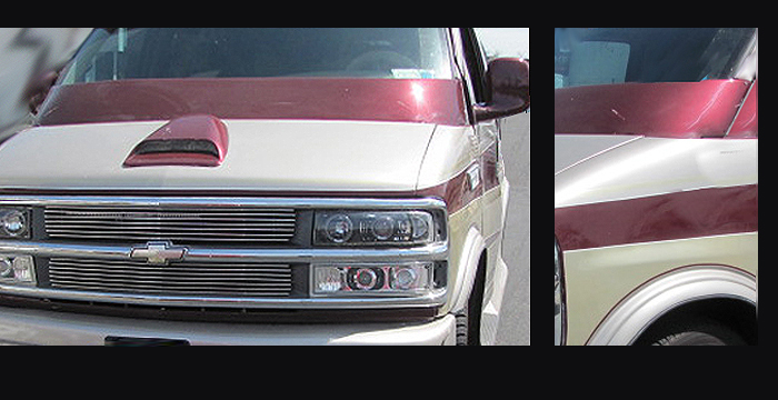 Custom Chevy Van Wiper Cowl  All Styles (1996 - 2002) - $299.00 (Manufacturer Sarona, Part #CH-001-WC)